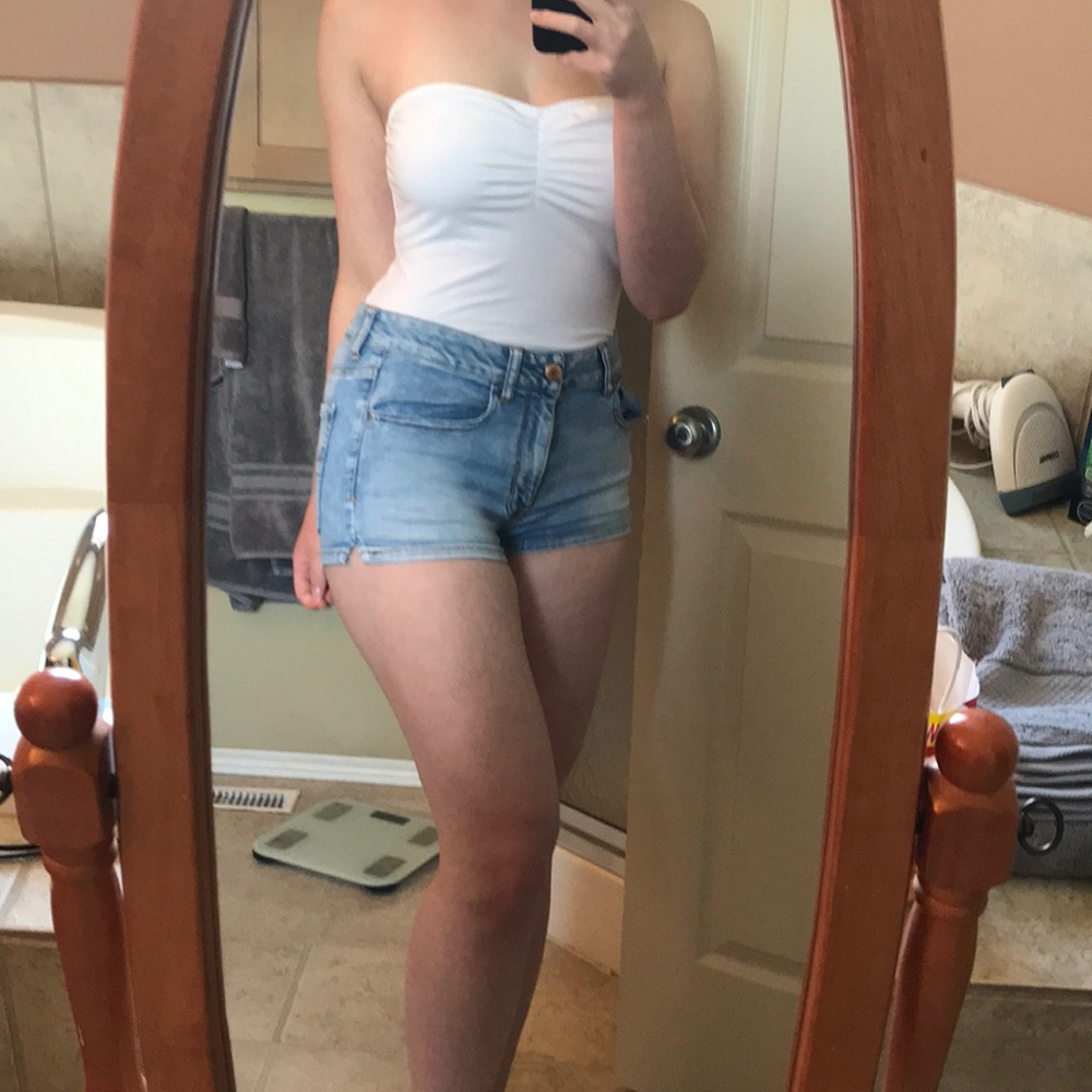 White Guess Tube Top